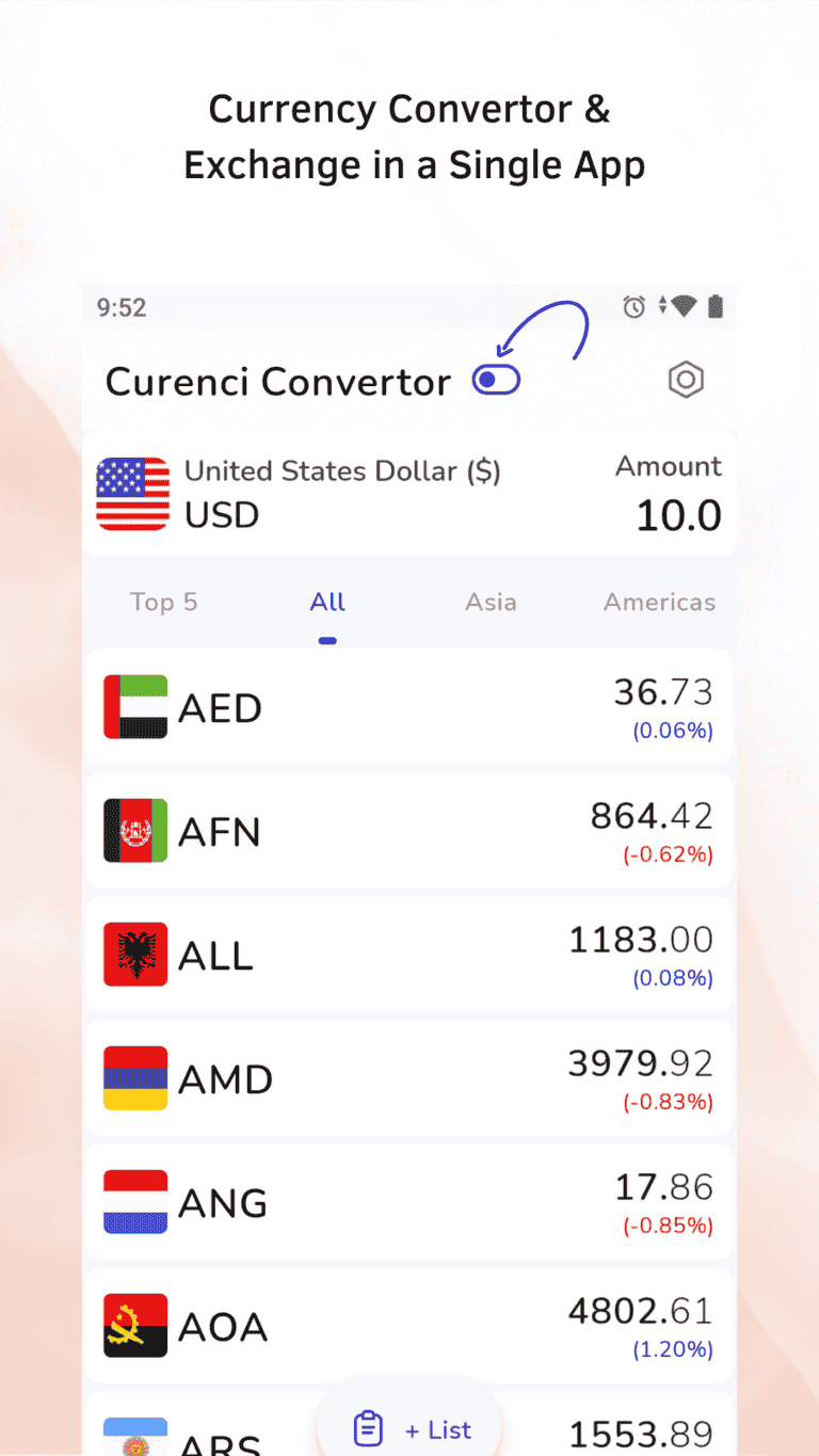 Curenci App Screenshot 1
